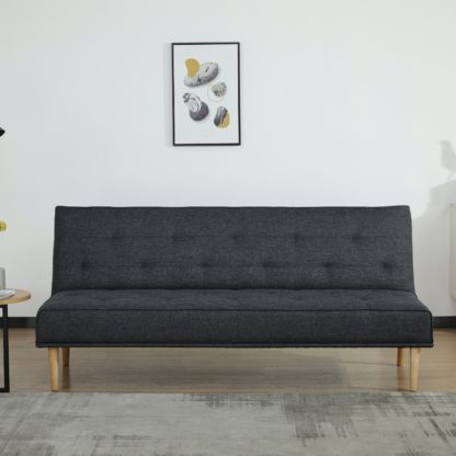 c3d04747929af36e0bfe6c77d3fe48b6b170366087b1f33bbf171419795a23a9.jpg An Image of Nellie Clic Clac Sofa Bed Grey