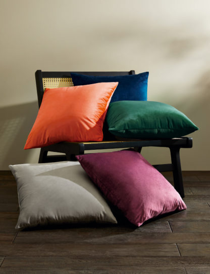 d0602e38e9dee11e348105bea6d5eab3fe50851b35f514d2e73b829a34893d8d.jpg An Image of M&S Velvet Cushion