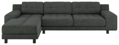 d7b98afeed03f3238f1d67991fe7800674f79429c515006f7b49b220908a03ae.jpg An Image of Habitat Hendricks Left Corner Fabric Chaise - Charcoal