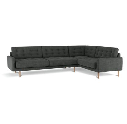 e75e91b7cd50aacc161fe87363f34a3af7e8253dbdee81162bba8e6b7a5b2750.jpg An Image of Habitat Fenner Left Corner Fabric Sofa - Charcoal