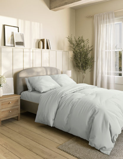 3013aa9cb7433ea0d48e210753c45b2875c279a9a017e4d2388c85d18c8bf040-1.jpg An Image of M&S Pure Cotton 180 Thread Count Duvet Cover