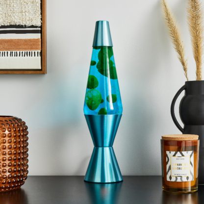 60dadae51b7c597fe09c913d3d4a1a2160c6e629eaa9822862b9e69927401af5.jpg An Image of Blue Lava Lamp Nordic Cariboo Turquoise (Blue)