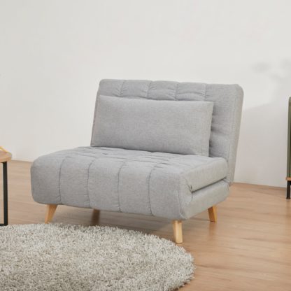 898abbb6e2afacd3415ed4a562f9f1ec5c3b5ed9ae9767395e17922e50d0de6b.jpg An Image of Tara Fabric Sofa Bed Light Grey