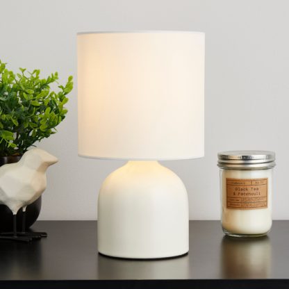 a7786b059faad2f21228fbb03b29992f5cee0eb96264455fe1b2cbd4e3a2baae.jpg An Image of Hera Ceramic Table Lamp Blue
