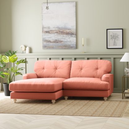 b19dbf34f0260ac958a6db3f010ddd3b4a3424925cdf6665e062e635f490d524.jpg An Image of Martha Corner Chaise Vintage Velvet Warm Sand