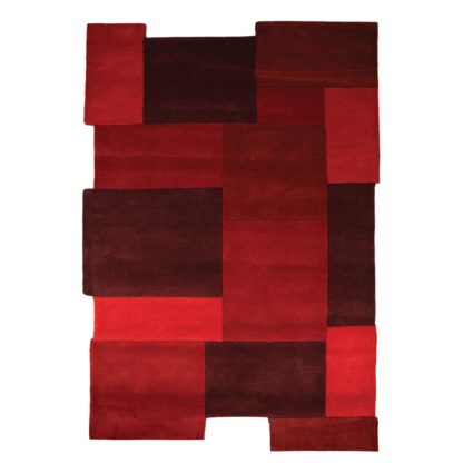 f267c9bed6693ab5c3f0150633c0df20277d5d3f93c03362e9e37cfd627d452c.jpg An Image of Abstract Collage Rug Red