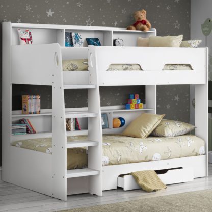 f49948c38f5beb7c737e3f8aa9a15f0421927941ad74667100e62ea67333fb34.jpg An Image of Orion Single Oak Bunk Bed White
