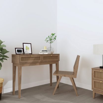 9973d1ed799d74e3299f86ccc808ed9d7d95451aad49f4ad843ae66549ec792f.jpg An Image of Alexander Dressing Table Wood (Brown)