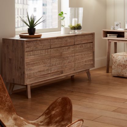 15ece52b22e230d0c823f08dcd8617aecc9a8aed14d8809eceb779eb7dea3a4a.jpg An Image of Pacific Kalmar Sideboard, Natural Acacia Natural