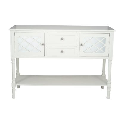 1e319bfc216d0aca80c19f44aafc7e6b0b2d61222b0a408b804f673c46eeb824.jpg An Image of Pacific Puglia Large Sideboard, Painted Pine White