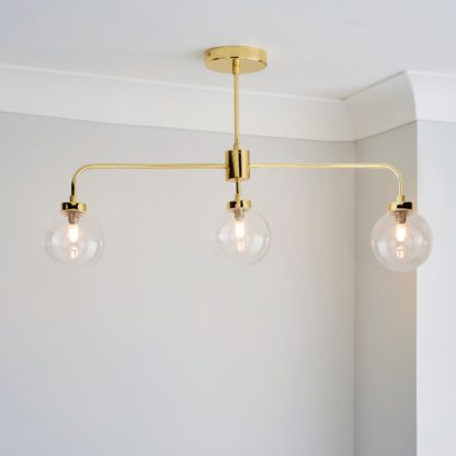 2d650a051d2da59fef870fac1dab6bf4a641158e256ea39facd7091a2480561f.jpg An Image of Tanner 3 Light Bar Ceiling Fitting Chrome