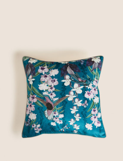 2ea9c8cb6340ccb46b53aca80c9e6adb69e18342363617ea5d3f595cb99126a5.jpg An Image of M&S Velvet Bird Embellished Cushion