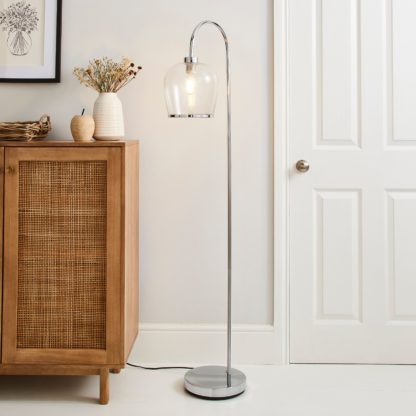3e224a3e06bb9e26aadf116e7e5852026058ff78c552437fb1c8fc51819659a1.jpg An Image of Lenny Floor Lamp Chrome