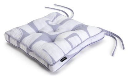 52263ec2be471a844866257443e716981f388793290669dca70dfea662cedf4d.jpg An Image of Habitat Brushstroke Pack of 2 Seat Cushion - Grey