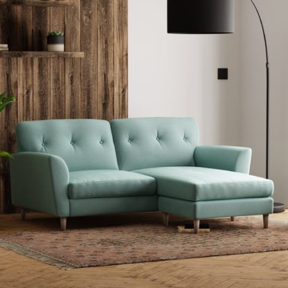 a527977627768a427349499d6b662aaba54abfcd69b5d52eee750103bcbd3557.jpg An Image of Sven Opulent Velvet Corner Chaise Sofa Navy