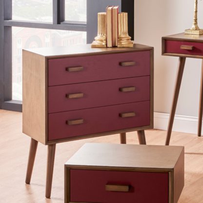 b114a2857fe215b11a3751c97d5fafdb15ddea08f644b120224b3ea78b7b40d3.jpg An Image of Pacific Klee 3 Drawer Chest, Pine Black