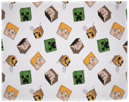 b6a8b6df9a69f5b71cf6d57c4418d8b9d841ea65d816a529ba156ef6cc494a69.jpg An Image of Minecraft Snuggly Fleece Throw - Multicoloured - 100x150cm
