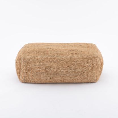 ba3054051d0e86a83c7d0151fc65461cd82bbcc923010ae36f69843341cf64a4.jpg An Image of Rectangular Jute Pouffe Natural