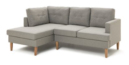 c62ee6566365ac2f10d84e10da4fe5f70d67e380490228ee1bb765110bb1f81a.jpg An Image of Habitat Joshua Self-Assembly Left Hand Corner Sofa - Grey