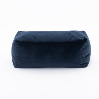dfc74b1856b275b9e7383187b646bb177c5864765981ae2a4ec7505f277e32cd.jpg An Image of Eliza Rectangular Pouffe Luxe Navy Navy