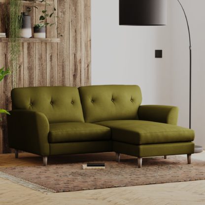 f2a15495faf0eb063352fa20e728adb4f0405c71473aca90b456040aabbe7720.jpg An Image of Sven Opulent Velvet Corner Chaise Sofa Navy