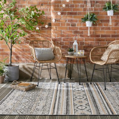12493b25f8b36a630595be5795f2a9d6863cd63dc4235ae7ec1df82c57eb8b47.jpg An Image of Global Reversible Indoor Outdoor Rug MultiColoured