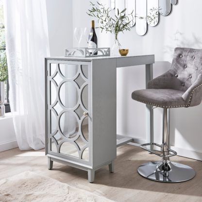 144ad95c0b6db790e074f041d0edca5c3dac95609f7fe78633873dfee7fe28b5.jpg An Image of Delphi Bar Table Grey Grey