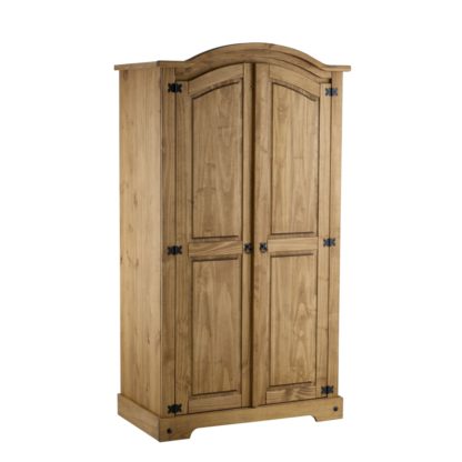 7d6d57386f6bdb41580e47a572cbc6fd76778b072d48beb5d5bf9f07daba298b.jpg An Image of Corona Pine 2 Door Wardrobe