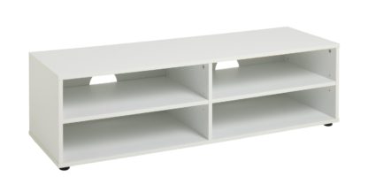 7fe2d5e476b278577f4dfc2bf077e8a5953be4b7fabd49e32ae013ba836aca5b.jpg An Image of Argos Home Malibu TV Unit - White
