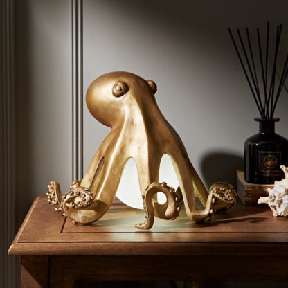 9409734d2c89b01437bede0af11a2b37d1d079e322ac6e8b29e52e2359baad77.jpg An Image of Octopus Table Lamp Brushed Gold