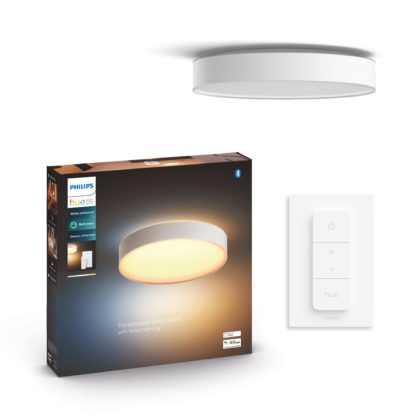 c7889c08a1928c147aa91ea92c227a4f7a8e5f48bc0869cd4655719af7130ab0.jpg An Image of Philips HUE Devere Smart LED Ceiling Light White