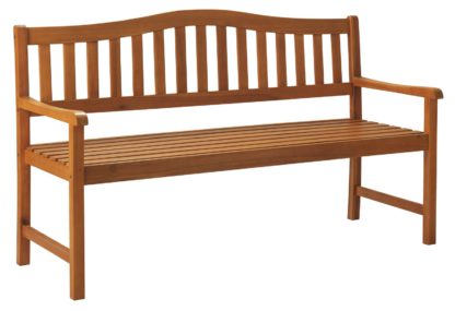 d71213794c9eb7c67c95f04cc6f58d75ce790c548536e32d2c480efd25ffb48a.jpg An Image of Argos Home Henrietta 3 Seater Wooden Garden Bench
