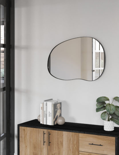 e724a55e03bbc86730980f7869d73bfbdbd9e96a88ace3004fcfbd80dbb6887d.jpg An Image of M&S Metal Irregular Wall Mirror