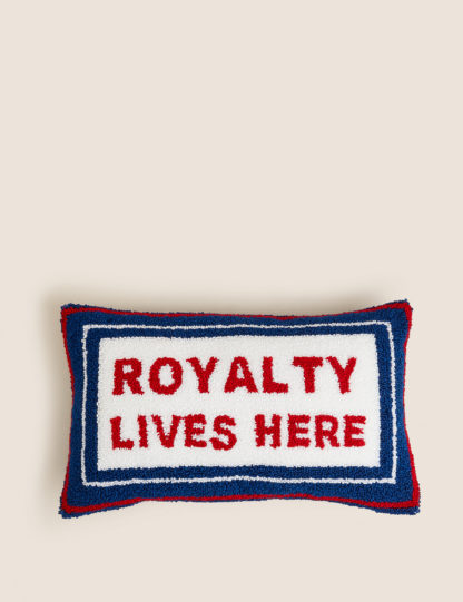 402ca747240e9cf92f91e0241ffd63032fcfbbc0e94de1ea912494ed1cdb46b2.jpg An Image of M&S Royalty Coronation Textured Bolster Cushion