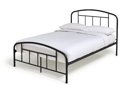 4fe3f4dde5ec5bb914994d27b9d3985fe8775c67c8b8dac3cb47761be94f58bd.jpg An Image of Habitat Pippa Double Metal Bed Frame - Black
