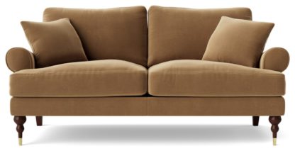 546acddeac48e0f2e2edf2230fc6bb4d49d914b1fb457ff3bb4a785ae674653d.jpg An Image of Swoon Sutton Fabric 2 Seater Sofa - Indigo Blue
