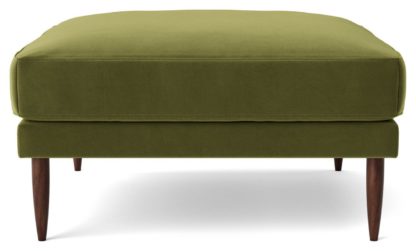 763370f6bdd28c0f5e62145ffebcc940744d49259fcda0604e5eaaebaf240e43.jpg An Image of Swoon Kalmar Velvet Ottoman Footstool - Kingfisher Blue