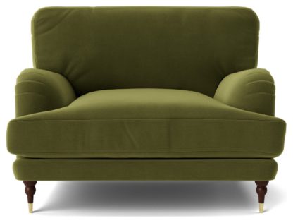 7ec75c68ea63f92327051d67fcf4dd71053ddf8443ba8da1e0d2afb0df3a7303.jpg An Image of Swoon Charlbury Velvet Cuddle Chair - Granite Grey