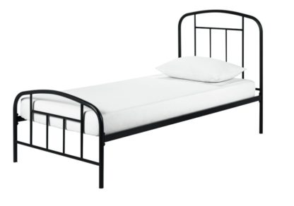 aeb2711be367663e9282d713173b190a84f106d1b94ac1c1bc807ce08bf13e1e.jpg An Image of Habitat Pippa Single Metal Bed Frame - Black