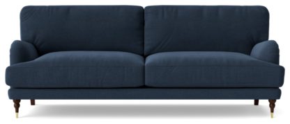 dc2e76a012e878f9254a8b34c4bcedff7f3fcc48bdffae68298ad76a3934bd42.jpg An Image of Swoon Charlbury Fabric 3 Seater Sofa - Indigo Blue