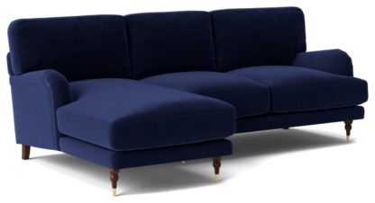 e8943e17cc447c41ec76e72c6309b2fc463fde9a764b8476e1423c20ec7cf905.jpg An Image of Swoon Charlbury Velvet Left Hand Corner Sofa - Fern Green