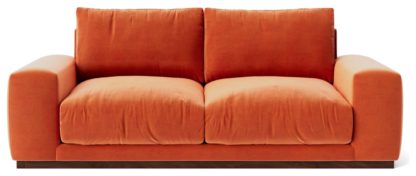 ec5b5db328ed80b336b9a19176587c952629db959c6f62a61306050a2bd4cc3b.jpg An Image of Swoon Denver Velvet 2 Seater Sofa - Fern Green