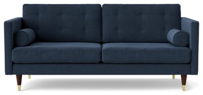 eedae56070cdd323240359c88da67ac88827f5c1a8da49622cbc29d1324b2bcf.jpg An Image of Swoon Porto Velvet 2 Seater Sofa - Taupe