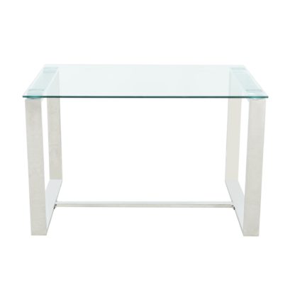 0a69d21639c906d5477af65601e6aef05d1f5db7b8359b932813ddb9b67e36fe.jpg An Image of Madison 6 Seater Rectangular Dining Table, Glass Clear