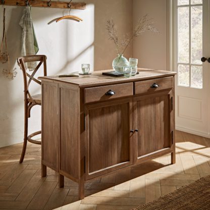 0d8173cfbcb8db2ced88dc308c61cd9e8433717a5cc9cbed6138a68ffe44b183.jpg An Image of Natural History Museum Kitchen Island with Emmie Bar Stool Emmie Oak