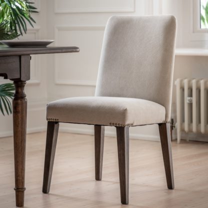 17e1ccee2fef4cb4bb80788303c75d02a15694ba77563e61b44113d24c30c39c.jpg An Image of Matola Set of 2 Dining Chairs, Linen Brown