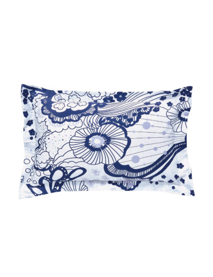 2dbcd598606034c436cba48fad29c872099944b0047504c8ad6364ff1df7e766.jpg An Image of Ted Baker Pure Cotton Swirl Floral Oxford Pillowcase