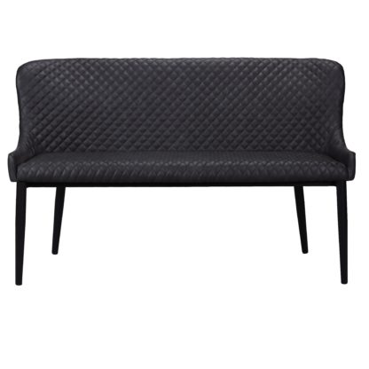 aa0c2950e7da27de3f37dc87559c75ebb34cdabb0a2625c088e7e923bb5c5090.jpg An Image of Montreal 3 Seater Dining Bench Seat, Faux Leather Green