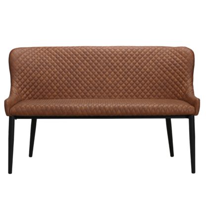 e81c8c3a99539d7244f0f482a6111f4cfc5f35b0fc0cff1a5892201dcd9061f8.jpg An Image of Montreal 3 Seater Dining Bench Seat, Faux Leather Green