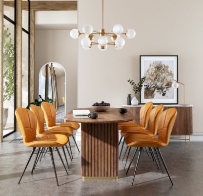 41532c39b057b4cf198b6dfd14645a0ebe6f2bfbe888e60496e53ed4d5e0f693.jpg An Image of Kiera 6 Seater Oval Dining Table Black